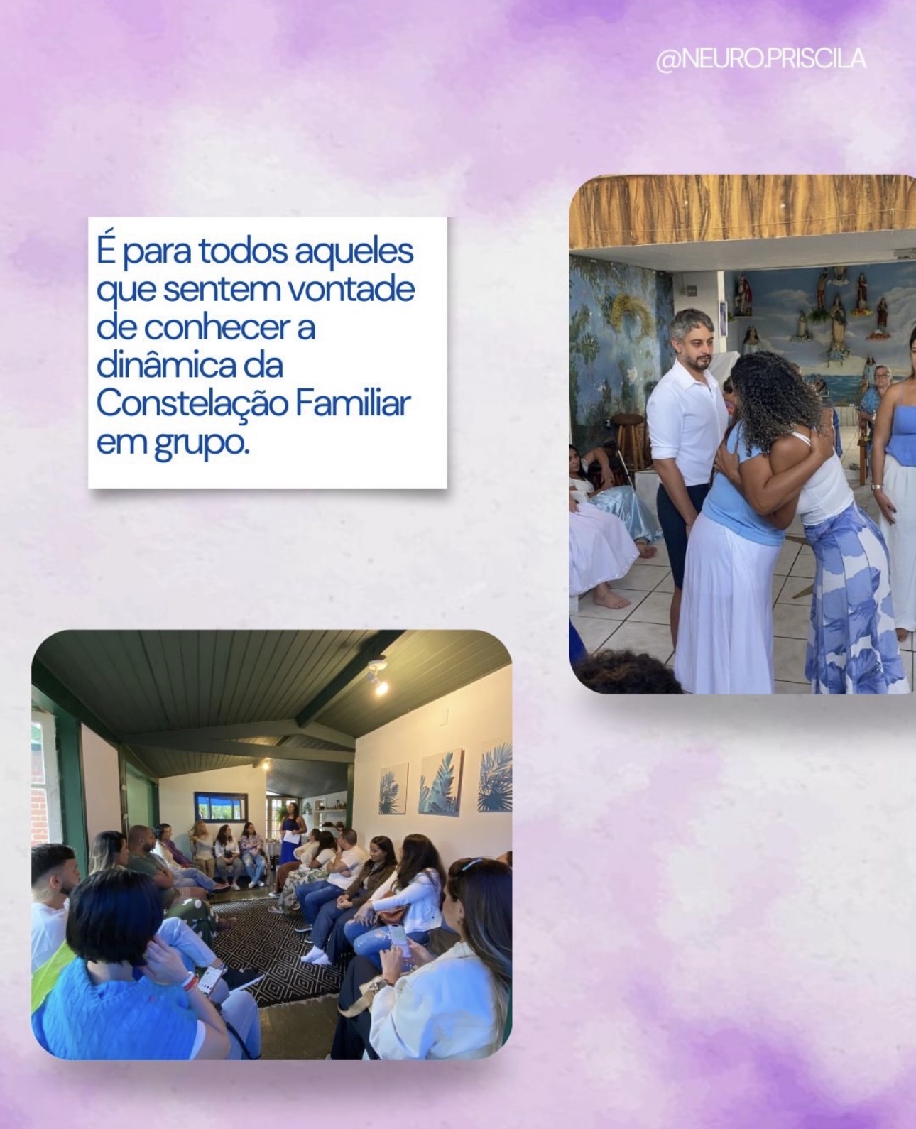 Grupo durante encontro sistêmico